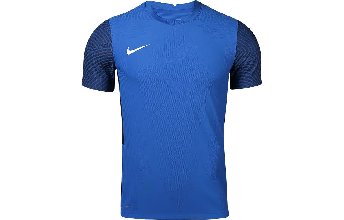 Nike T-Shirts Men's Blue Crew Neck Moderate