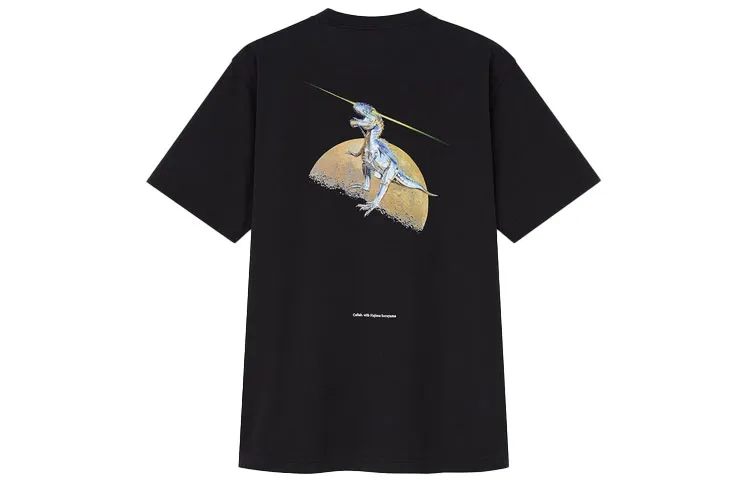 UNIQLO x Jw X Uniqlo Jw Anderson Co Branded Series Print T Shirt Men's Black