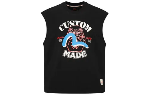 EVISU Straight T Shirt Men's Black
