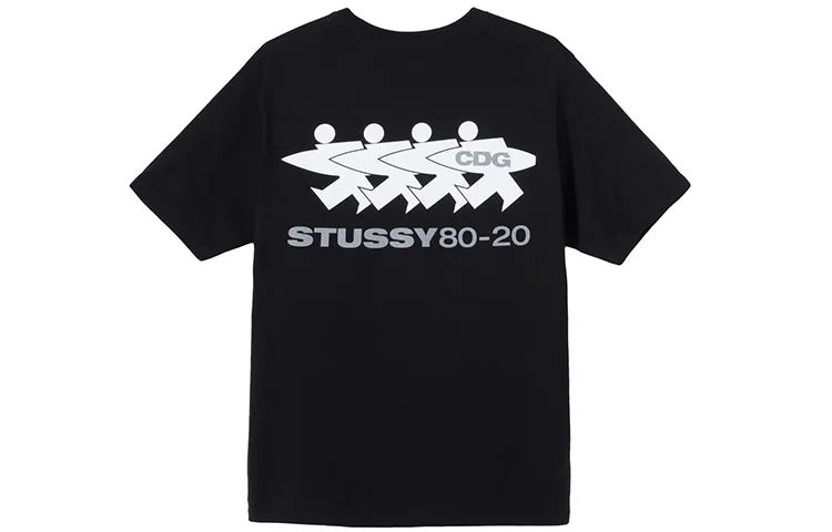 Stussy X Cdg Surfman T shirt