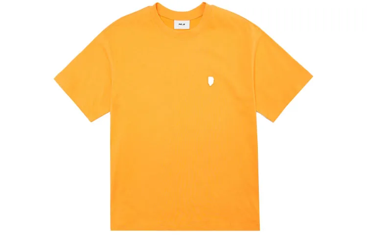 MLB Basic Logo T-Shirts Unisex Orange Crew Neck Moderate