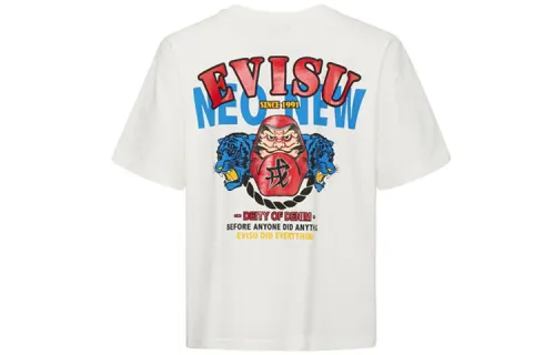EVISU SS20 Straight T-Shirt Men's White