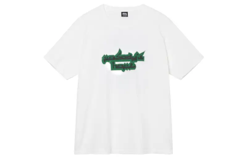 Stussy T Shirts Unisex White Crew Neck Moderate