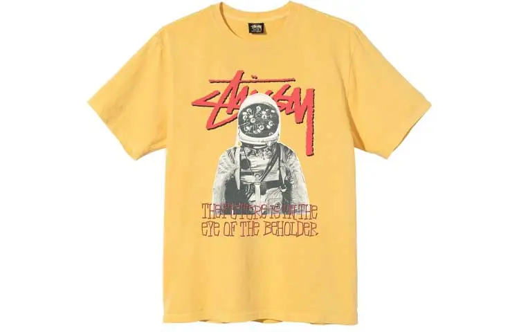 Stussy T Shirts Unisex Crew Neck Moderate Straight Fit