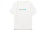 Li Ning Drop Shoulder Sleeve T Shirt Men's White