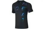 Li Ning Badminton Collection T Shirts Men's Black Crew Neck Moderate Straight Fit