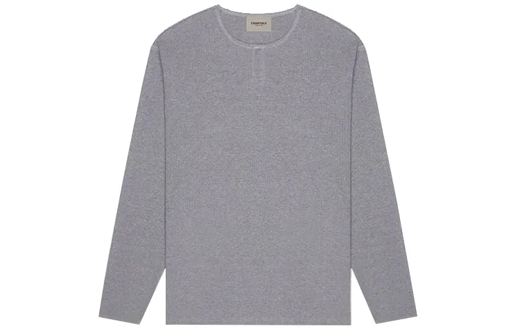Fear Of God Essentials Thermal Longsleeve Henley T Shirt