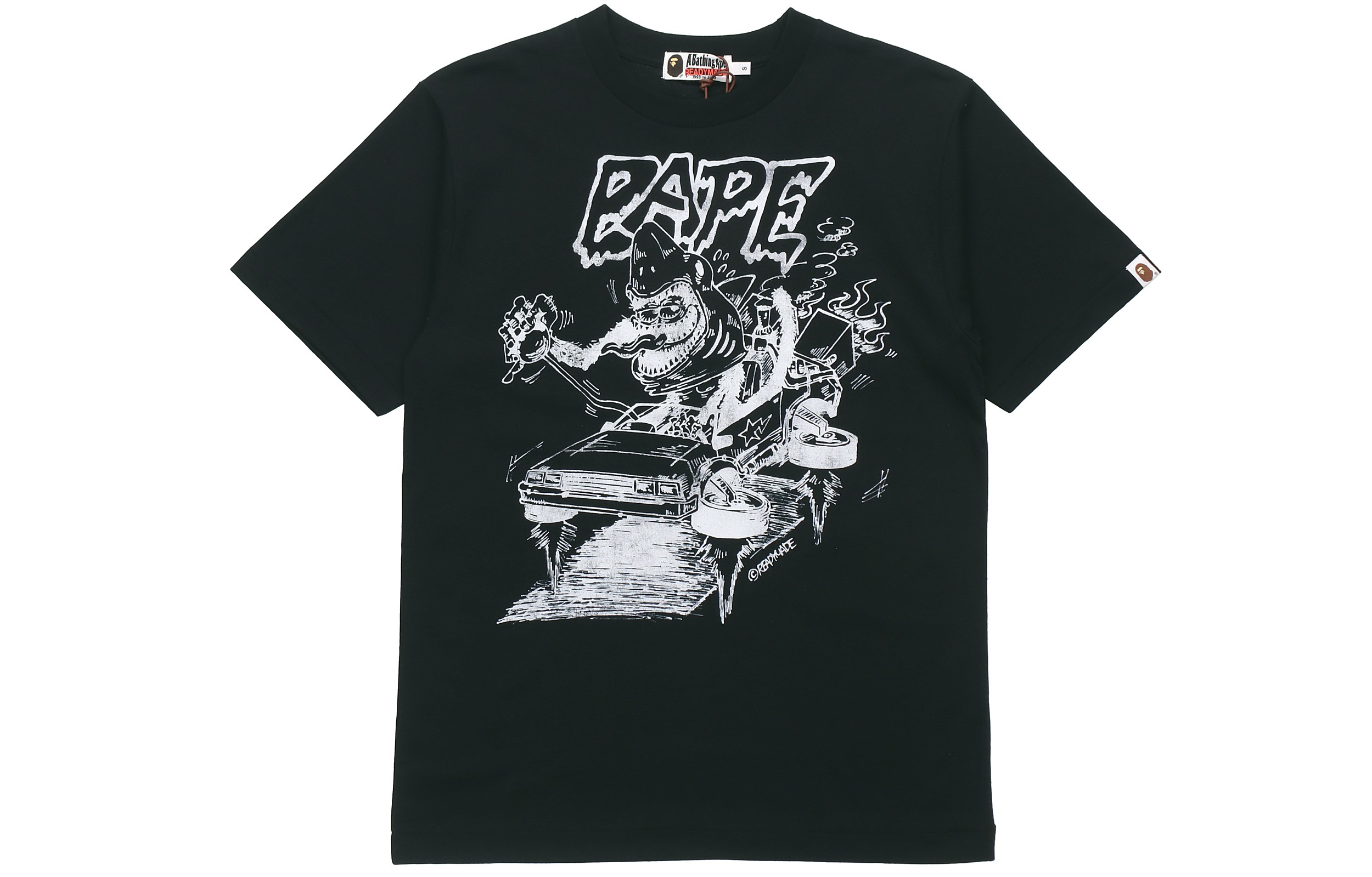 Bape X Readymade Shark Wide Tee