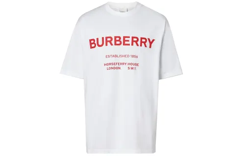 Burberry Horseferry T Shirt Unisex White