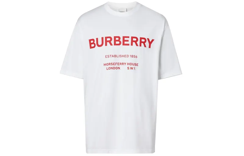 Burberry Horseferry T Shirt Unisex White