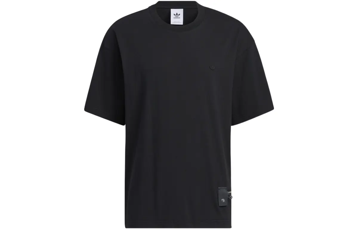 Adidas Originals Drop Shoulder Sleeve T Shirt Men's Black