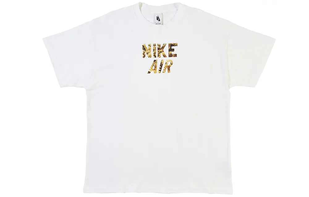 Nike T-Shirts Men's Crew Neck Moderate Straight Fit