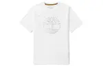 Timberland T Shirts Men's White Crew Neck Moderate Straight Fit