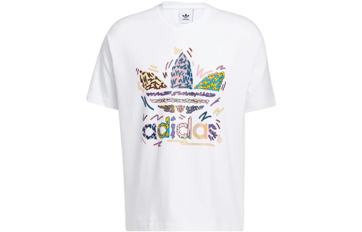 Adidas Originals LOVE UNITES TREFOIL T Shirt Unisex White