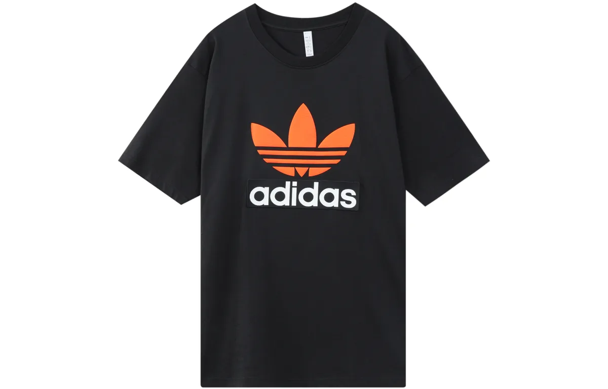 Adidas Originals BIG TREFOIL T Shirt Men's Black