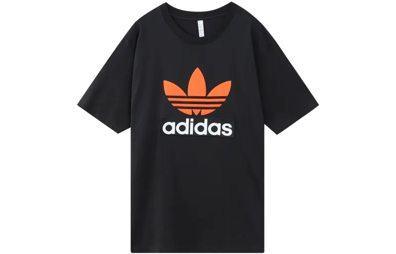 Adidas Originals BIG TREFOIL T Shirt Men's Black
