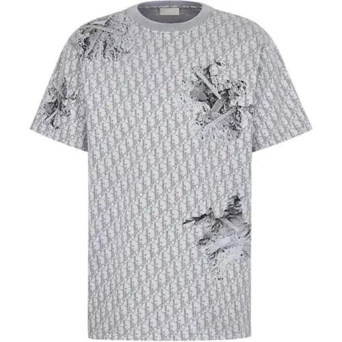 DIOR X Daniel Arsham Eroded Oblique Jacquard T-Shirt