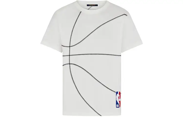 LOUIS VUITTON X Nba Embroidery Detail T Shirt