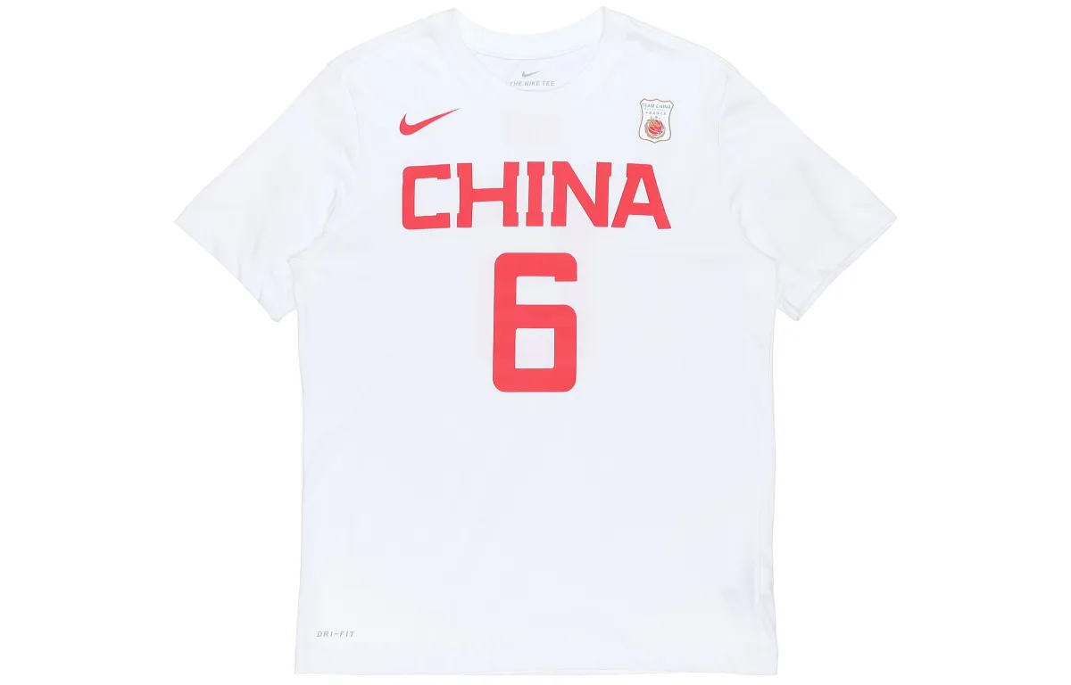 Nike T-Shirts Men's White Crew Neck Moderate
