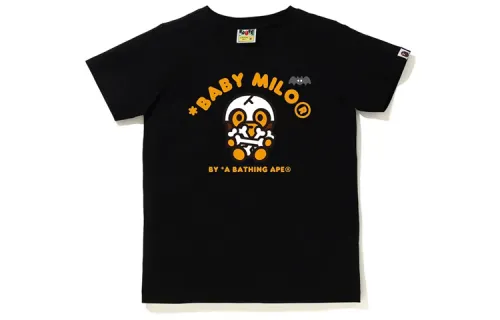 A BATHING APE T Shirts Unisex Crew Neck Moderate Straight Fit