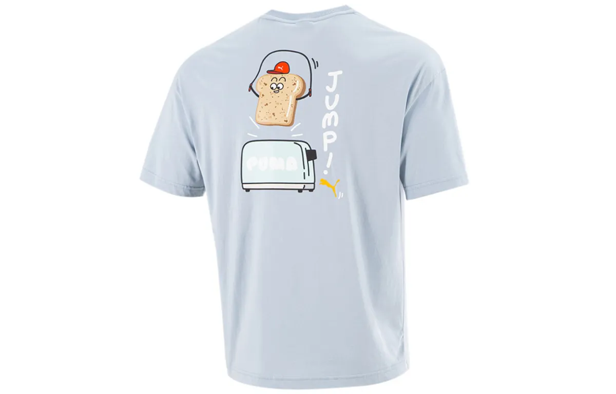 PUMA Set in Sleeve T Shirt Men's Light Blue