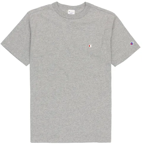 Champion T Shirt Unisex Light Gray