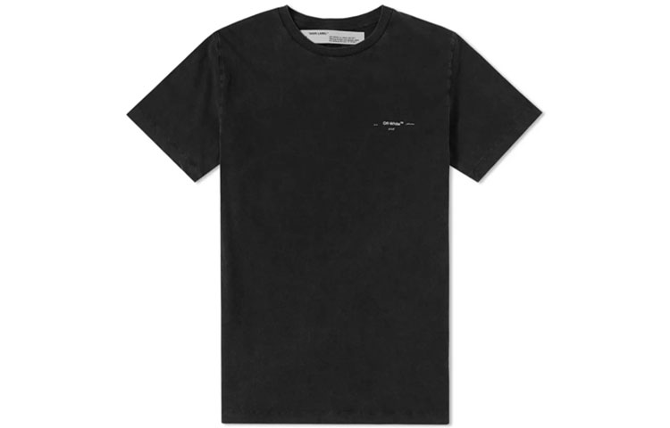 OFF WHITE Slim Fit 3D Marker Graphic Print T Shirt