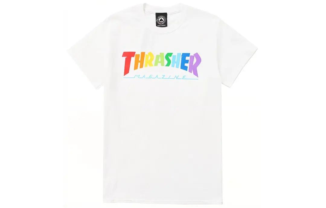 Thrasher T Shirt US Version Unisex White