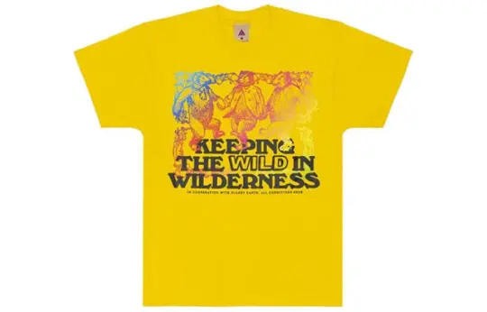 Nike ACG Alphabet Printing Athleisure Casual Sports T-shirt Yellow