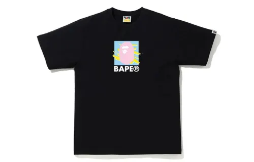Bape Multi Color Print Tee
