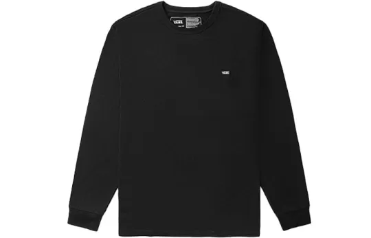 Vans T Shirts Unisex Black Crew Neck Moderate Straight Fit