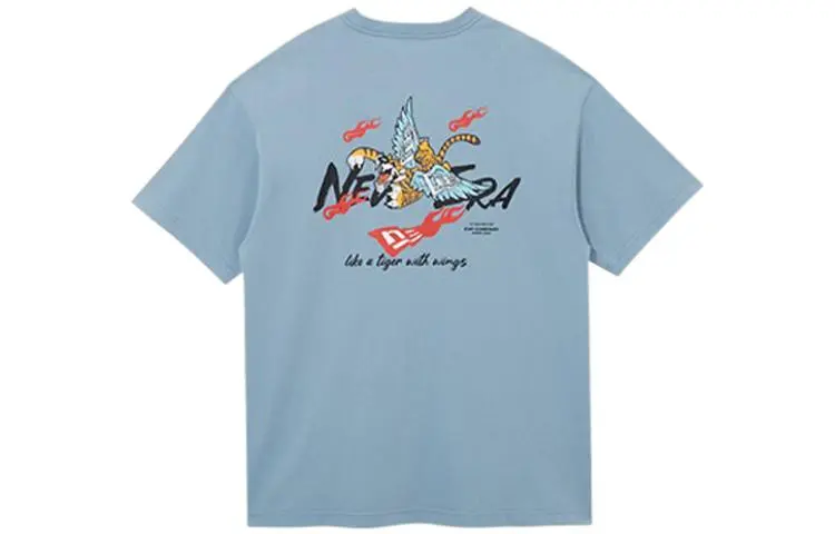 New Era T Shirt Unisex Sky Blue