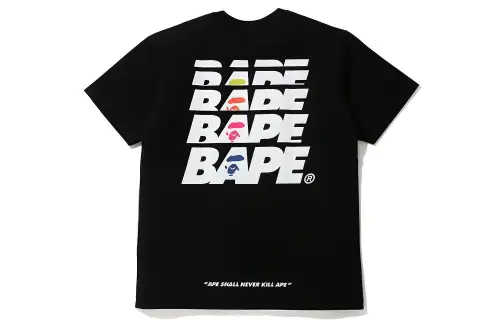 A BATHING APE T Shirts Unisex Crew Neck Moderate Straight Fit