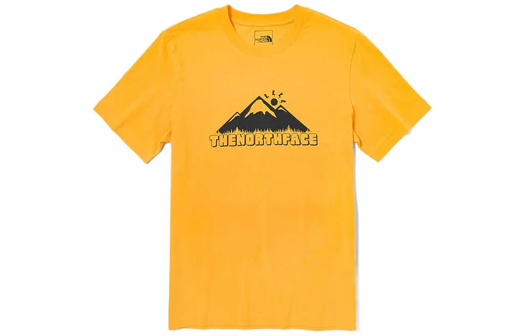 THE NORTH FACE T Shirt Unisex Yellow
