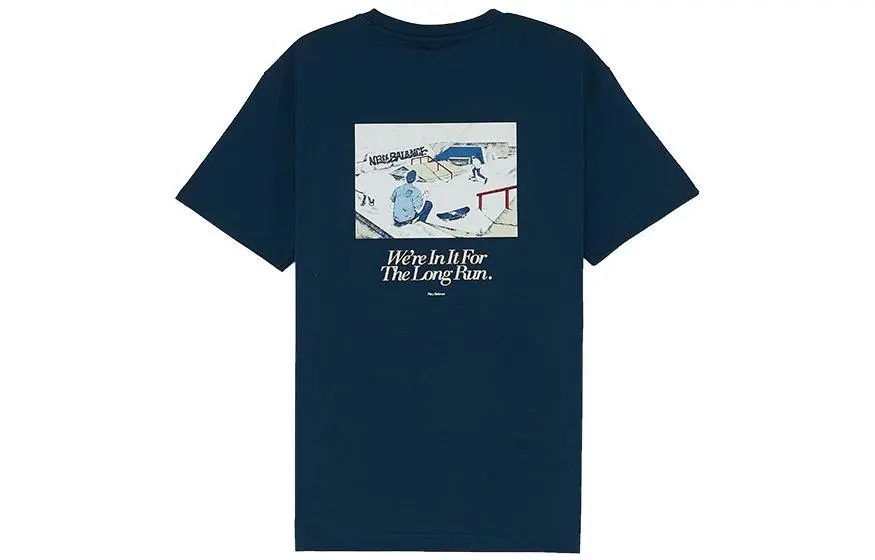 New Balance ANB SS22 T Shirt Men's Blue