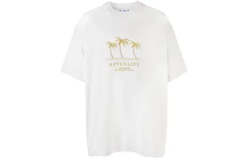 Vetements Embroidered Afterlife T Shirt