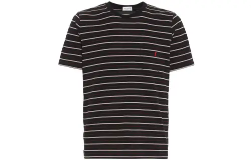 SAINT LAURENT Pre Owned Striped T shirt