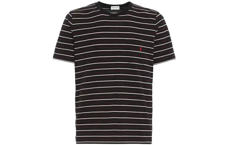 SAINT LAURENT Pre Owned Striped T shirt