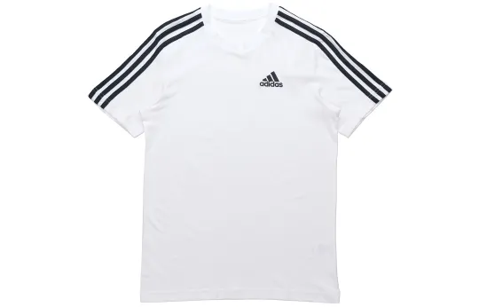 Adidas Essentials 3 Stripes T Shirt