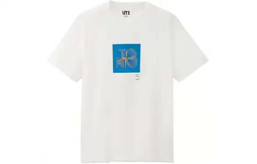 UNIQLO T Shirts Unisex Crew Neck Moderate Straight Fit