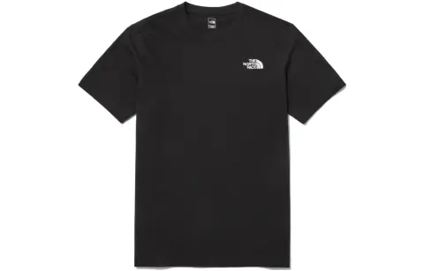 THE NORTH FACE Cotton Basic Ss R Tee Black Korea Version