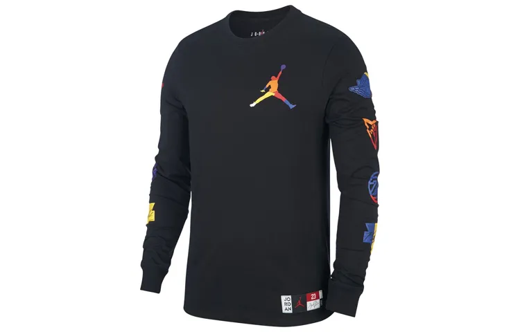 Jordan T-Shirts Men's Crew Neck Moderate Straight Fit