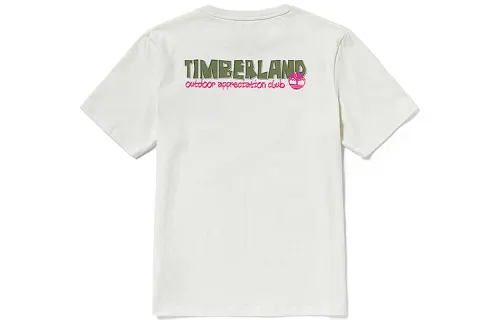 Timberland T Shirt Men's Vintage White
