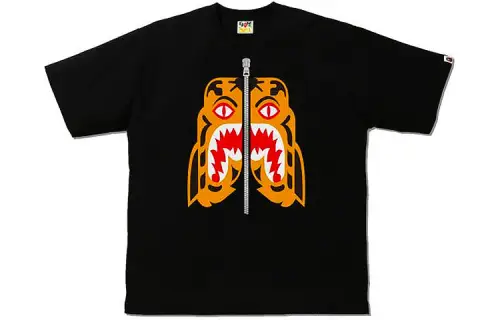 A BATHING APE T Shirts Men's Crew Neck Moderate Straight Fit