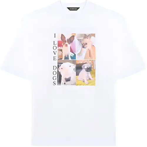 Balenciaga I Love Dogs T Shirt