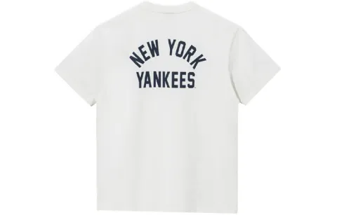 New Era T Shirt Trendy Versatile Men's Ecru