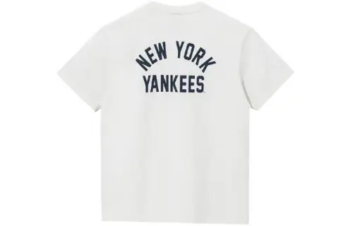 New Era T Shirt Trendy Versatile Men's Ecru