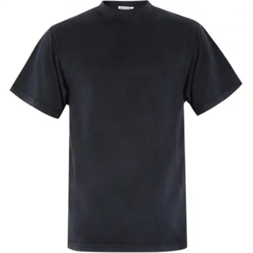 Balenciaga T Shirts Men's Black Crew Neck Moderate Straight Fit