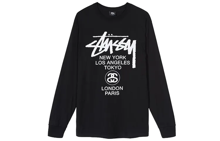 Stussy Long Sleeve World Tour Tee