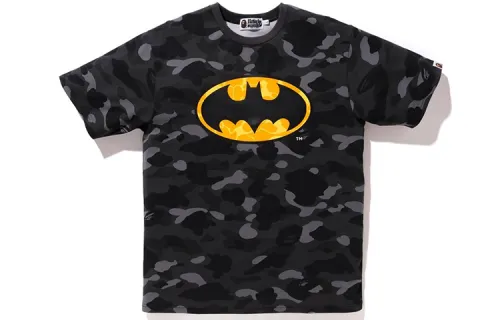 Bape X Dc Batman Color Camo Tee